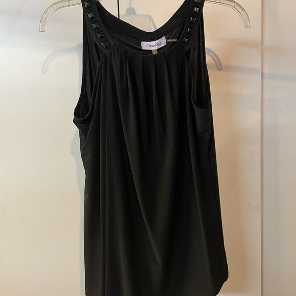 Calvin Klein sleeveless black top - Picture 3 of 13